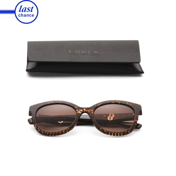 FURLA Tortoise 52mm Sunglasses